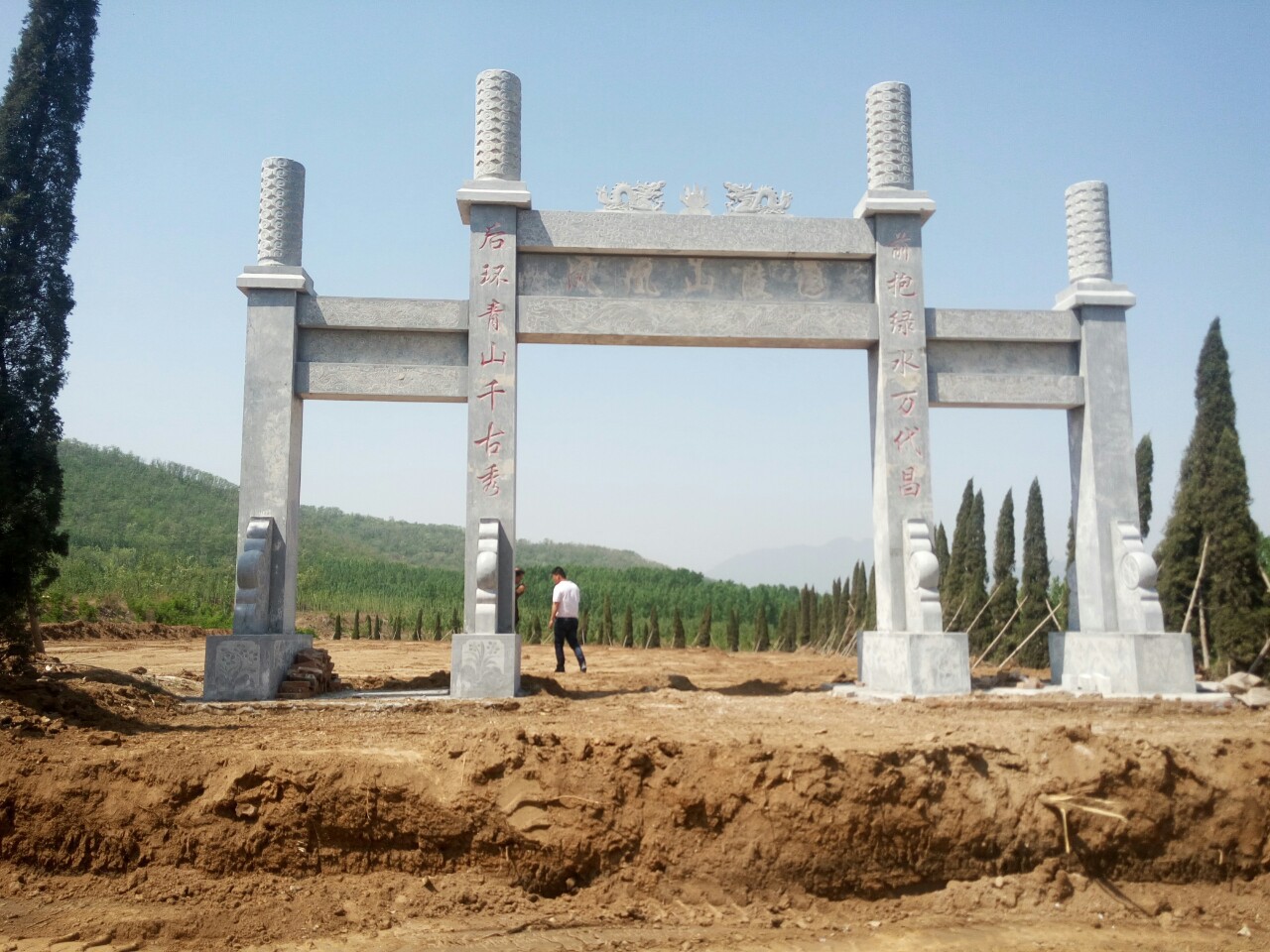 歙县石牌坊石牌坊古建牌坊龙凤牌的特色介绍